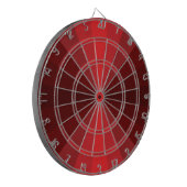 Optische Illusion Red Dart Board Dartscheibe (Vorderseite Links)