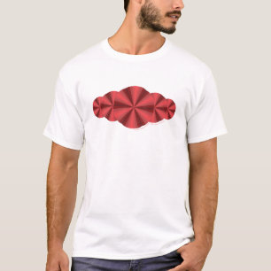 Optische Illusion Red Kid's and Baby Dark Shirt