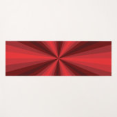 Optische Illusion Red Yoga Mat Yogamatte (Vorderseite (Horizontal))