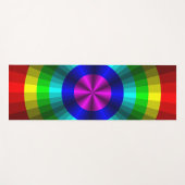 Optische Illusion Regenbogen-Yoga-Mat Yogamatte (Vorderseite (Horizontal))