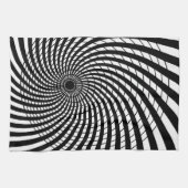 OPTISCHE ILLUSION Retro Art Küchentuch (Horizontal)