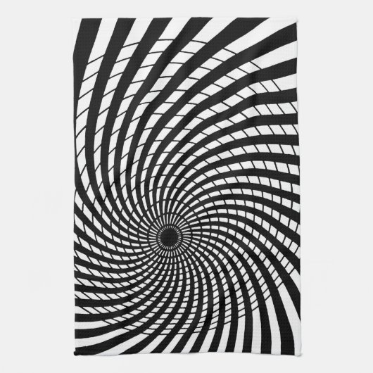 OPTISCHE ILLUSION Retro Art Küchentuch (Vertikal)