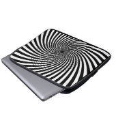 OPTISCHE ILLUSION Retro Art Laptop-Sieb Laptopschutzhülle (Vorne Knopf)