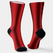 Optische Illusion rot Socken (Gewinkelt)