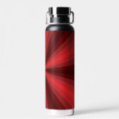 Optische Illusion rot Trinkflasche (Rückseite)