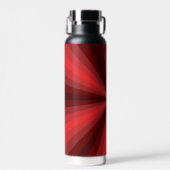 Optische Illusion rot Trinkflasche (Vorne)