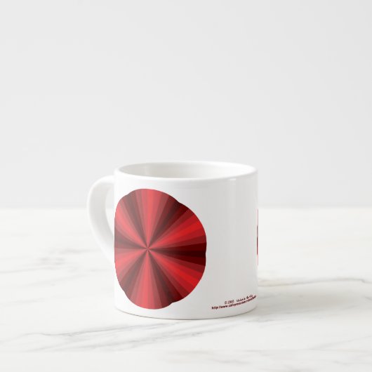 Optische Illusion Rote Spezialität Tasse (Vorderseite Links)