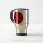 Optische Illusion Rote Tasse (Vorderseite Links)