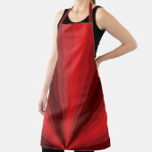 Optische Illusion Roter Allround-Print-Schürze Schürze (InSitu)