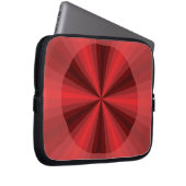 Optische Illusion - roter Laptop-Fall Laptopschutzhülle (Vorne Rechts)