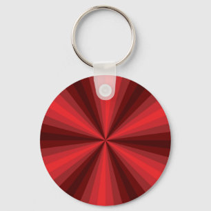 Optische Illusion Roter Schlüsselanhänger