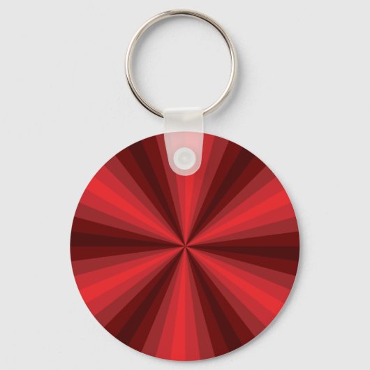Optische Illusion Roter Schlüsselanhänger (Vorderseite)