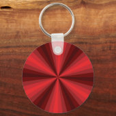 Optische Illusion Roter Schlüsselanhänger (Vorderseite)