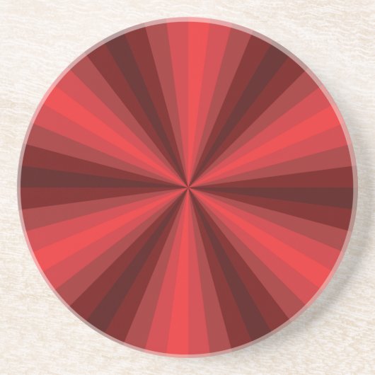 Optische Illusion Roter Untersetzer (Vorne)