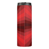 Optische Illusion roter Wärmespeicher Thermosbecher (Rückseite)