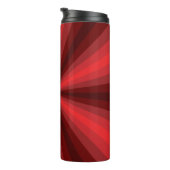 Optische Illusion roter Wärmespeicher Thermosbecher (Nach rechts gedreht)