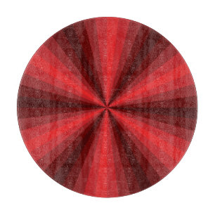 Optische Illusion rotes Glas-Schneidebrett Schneidebrett