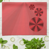 optische Illusion Rotes Handtuch (Gefaltet)