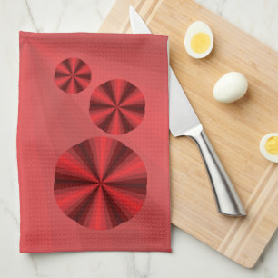 optische Illusion Rotes Handtuch