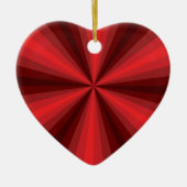 Optische Illusion Rotes Ornament (Vorne)