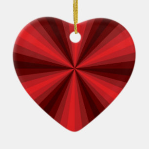 Optische Illusion Rotes Ornament