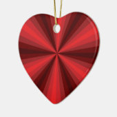 Optische Illusion Rotes Ornament (Links)