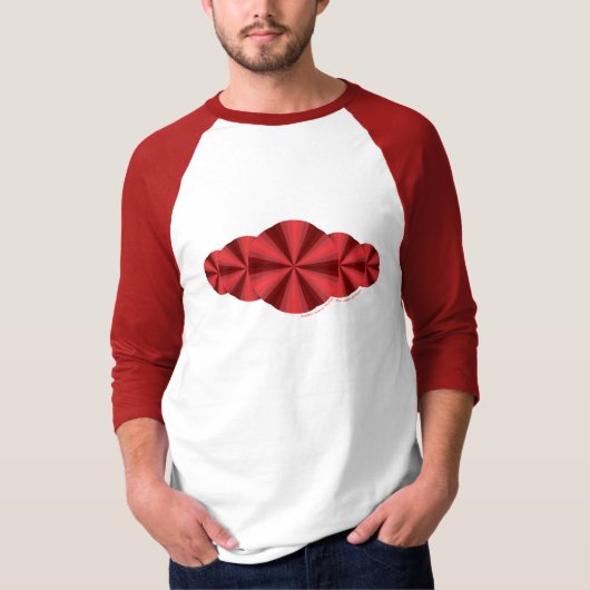 Optische Illusion Rotmännchen-Shirt T-Shirt (Vorderseite)