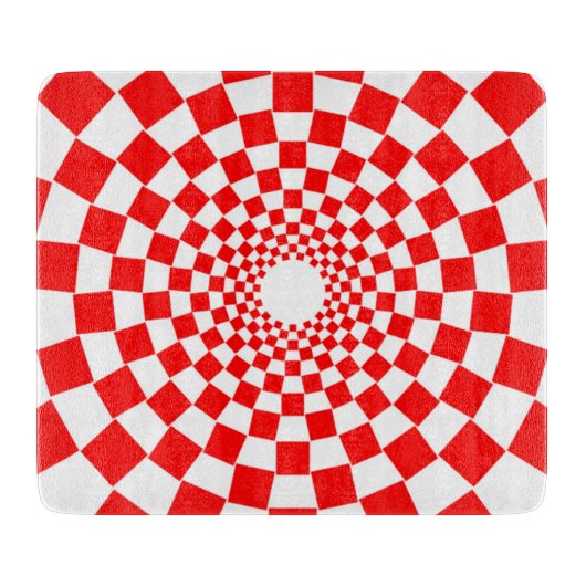 OPTISCHE ILLUSION SCHNEIDEBRETT (Vorderseite)