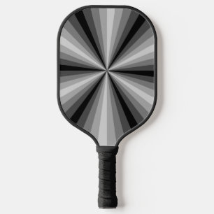 Optische Illusion schwarz Pickleball Schläger
