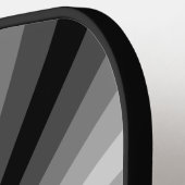 Optische Illusion schwarz Pickleball Schläger (Linke Seite)