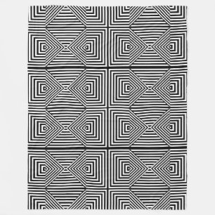 Optische Illusion Schwarz-Weiß-geometrische Decken
