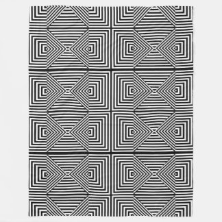 Optische Illusion Schwarz-Weiß-geometrische Decken