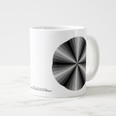 Optische Illusion Schwarze Spezialität Tasse (Vorderseite Rechts)