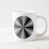 Optische Illusion Schwarze Spezialität Tasse (Rechts)