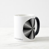 Optische Illusion Schwarze Tasse (VorderseiteRechts)