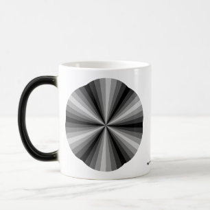 Optische Illusion Schwarze Tasse