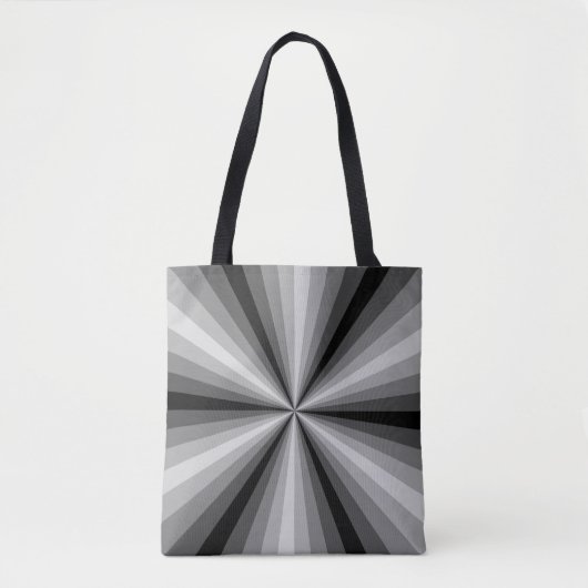 Optische Illusion Schwarze Universaltasche Tasche (Vorderseite)