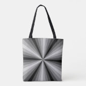 Optische Illusion Schwarze Universaltasche Tasche (Rückseite)
