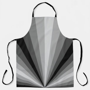 Optische Illusion Schwarzer Allround-Print-Schürze Schürze