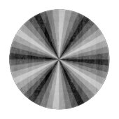 Optische Illusion Schwarzes Glas-Schneidebrett Schneidebrett (Vorderseite)