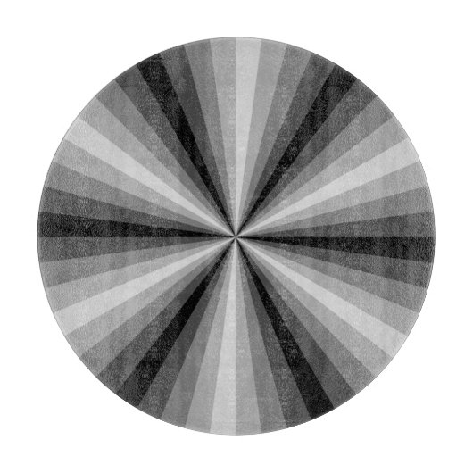 Optische Illusion Schwarzes Glas-Schneidebrett Schneidebrett (Vorderseite)