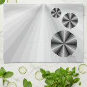 Optische Illusion Schwarzes Handtuch (Gefaltet)