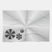 Optische Illusion Schwarzes Handtuch (Horizontal)