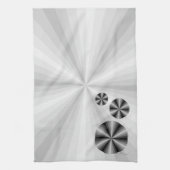Optische Illusion Schwarzes Handtuch (Vertikal)