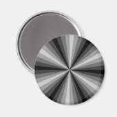 Optische Illusion Schwarzes Magnet (Vorderseite/Rückseite)