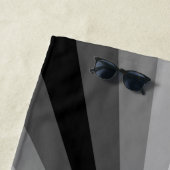 Optische Illusion Schwarzes Strandtuch (Beispiel)