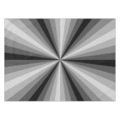 Optische Illusion Schwarzes Tablett Tischdecke (Vorderseite (Horizontal))