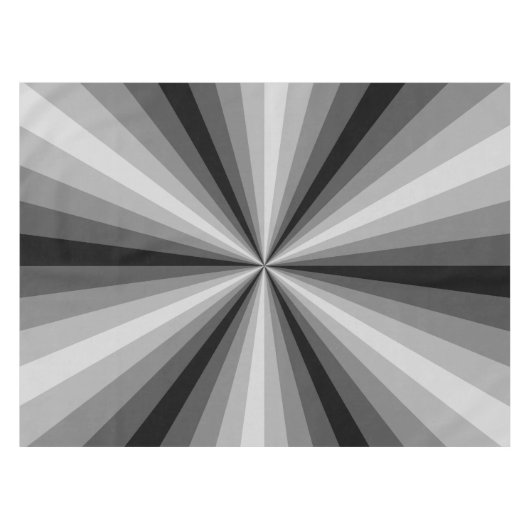 Optische Illusion Schwarzes Tablett Tischdecke (Vorderseite (Horizontal))