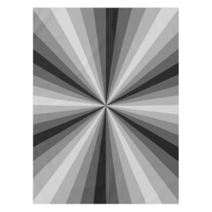 Optische Illusion Schwarzes Tablett Tischdecke