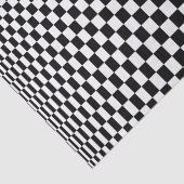 optische Illusion Schwarzweiß-Schachbrett Seidenpapier (Ausschnitt)